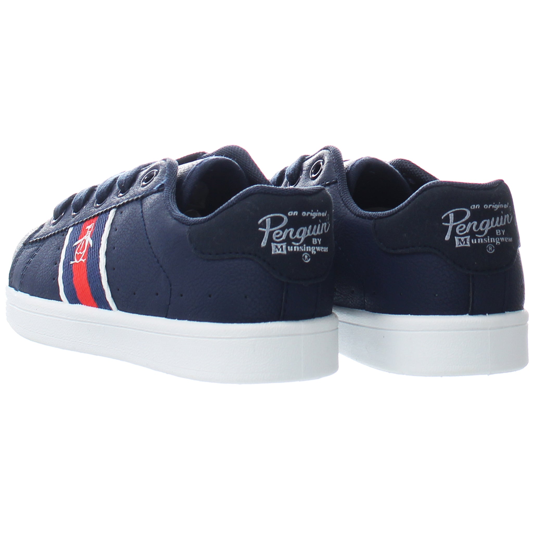 Penguin Plane Kids Navy Trainers