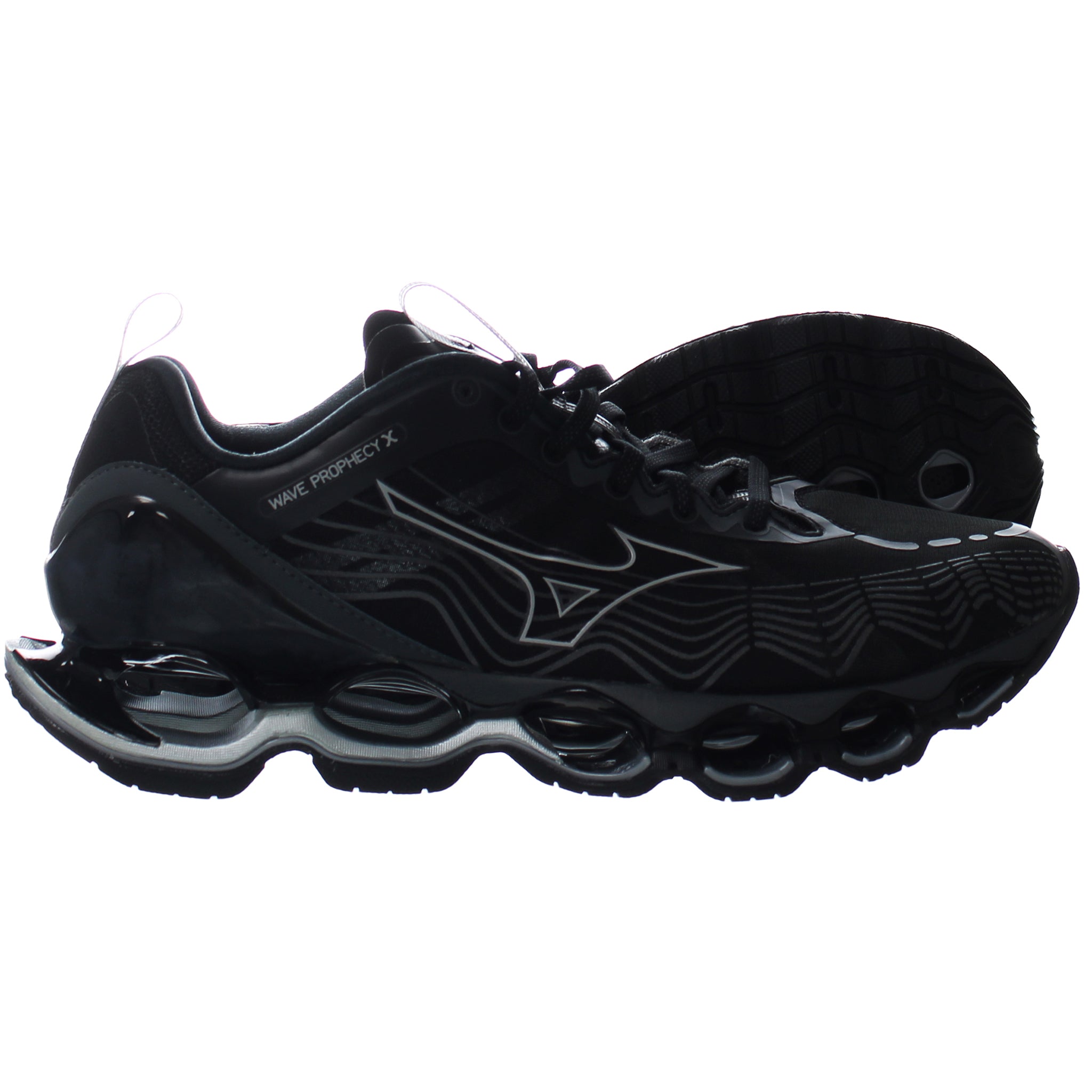 Mizuno Wave Prophecy X Mens Black Running Shoes