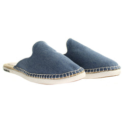 Seavees Ocean Park Mule Blue Womens Espadrilles