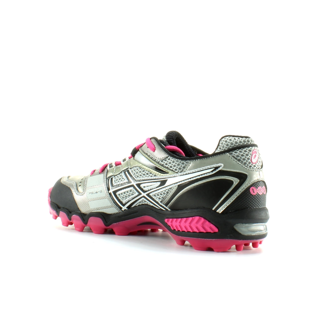 Asics Gel-Hockey Typhoon Womens Silver Trainers