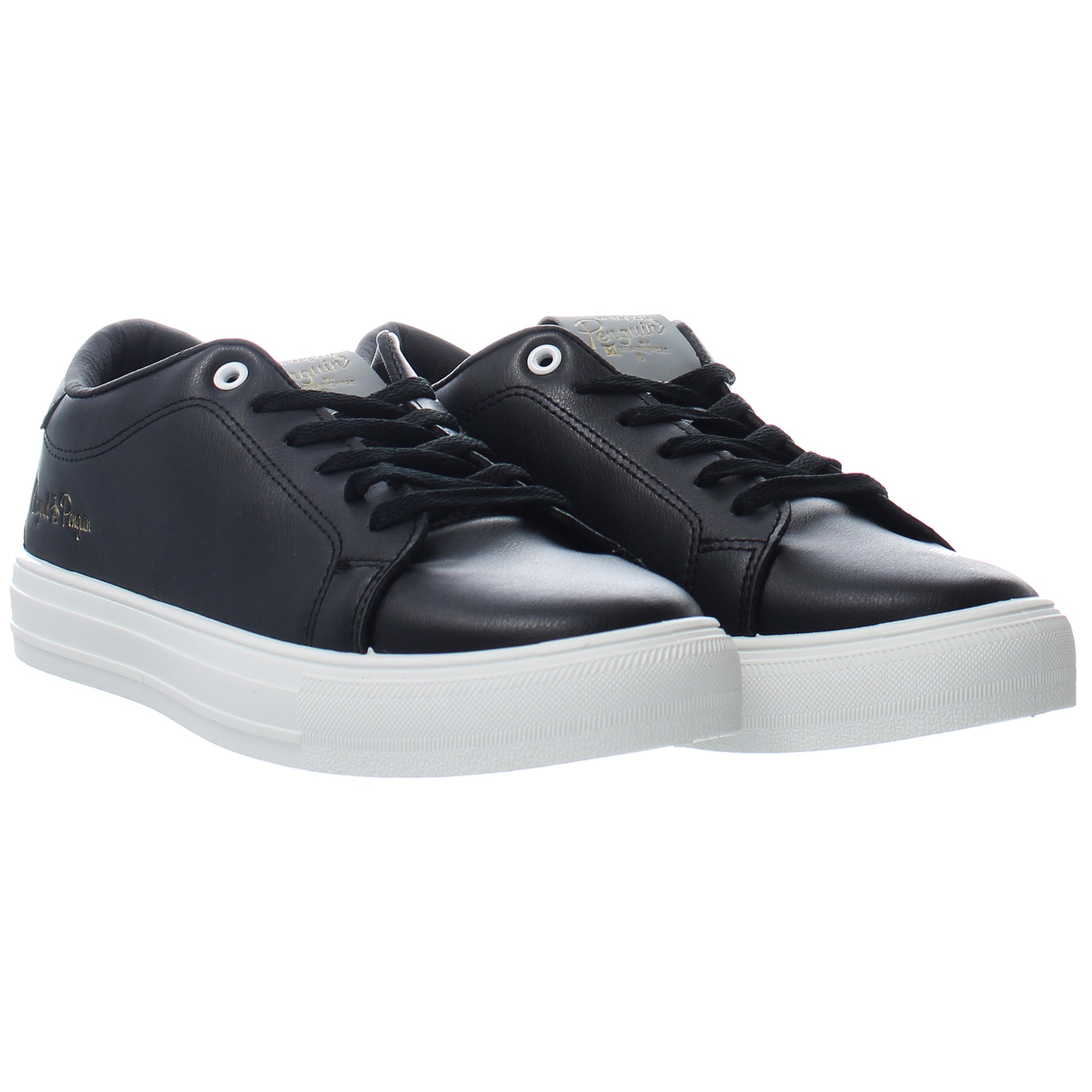 Penguin Arrow Mens Black Trainers