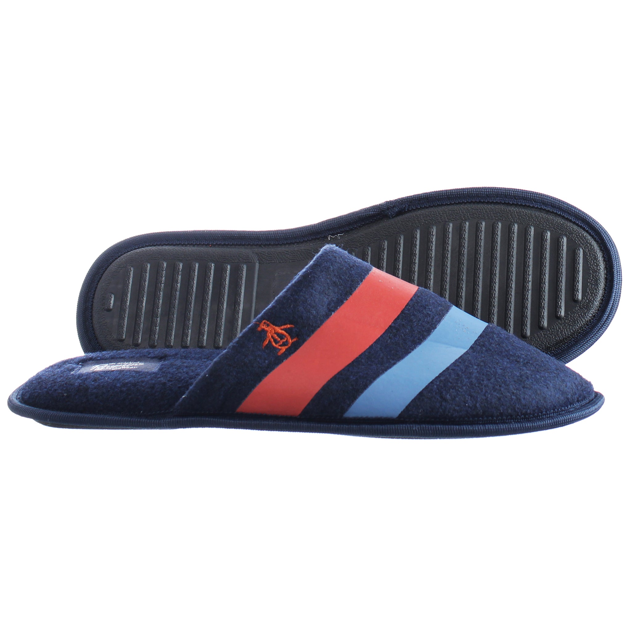 Penguin Benny Mens Blue Slippers