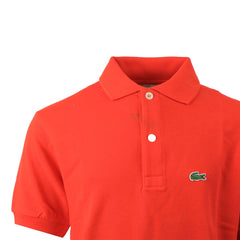 Lacoste Collared Orange Kids Polo Shirt - Dirty Marks