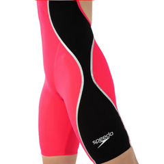 Speedo Fastkin LZR Pure Intent Openback Kneeskin Red Womens Swimsuit