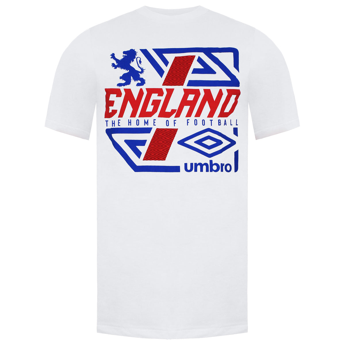 Umbro England Diamond Lion Mens White T-Shirt