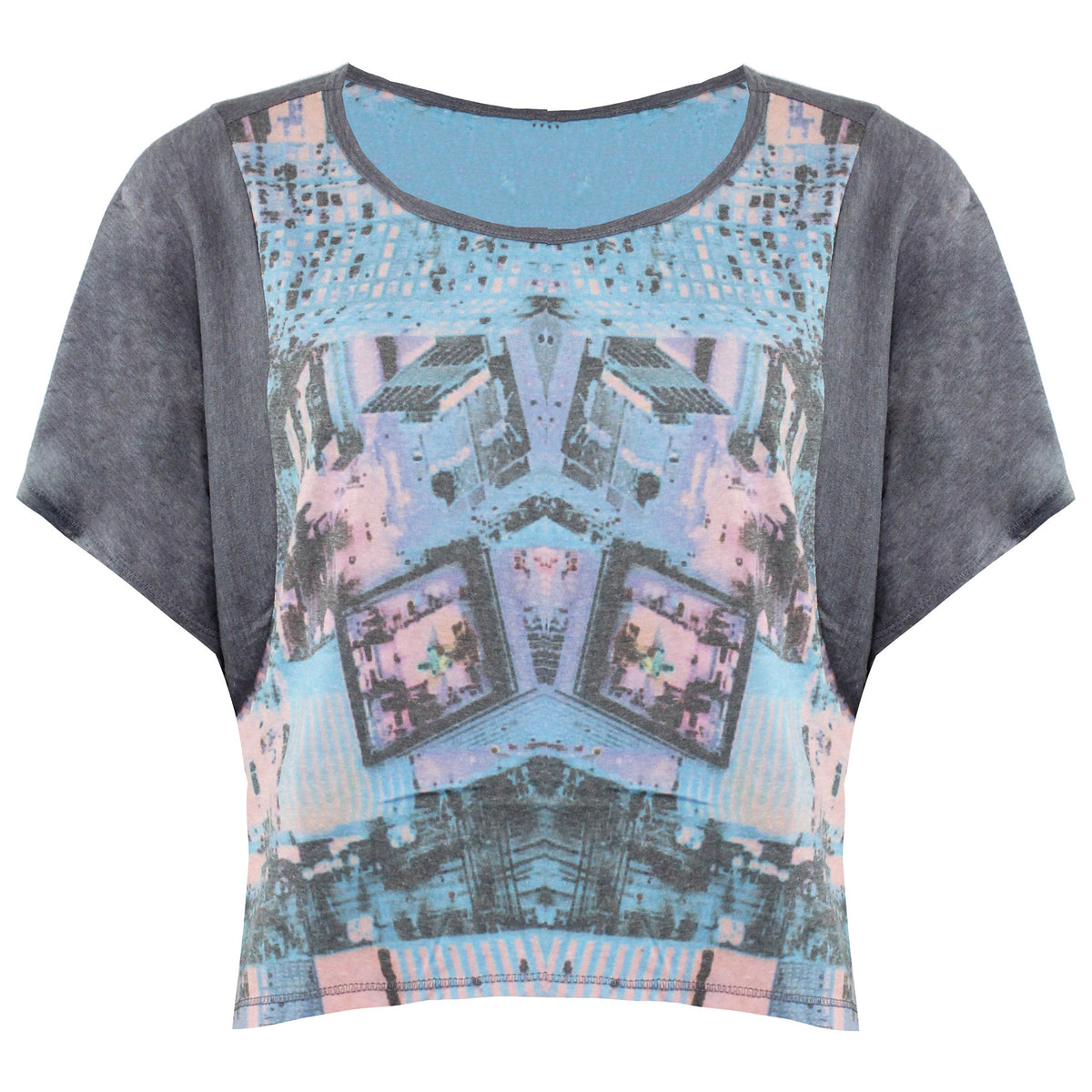 Vans Off The Wall Womens Grey Startstruck Crop Top