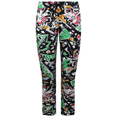 Vans Off The Wall Drawstring Waist Multicoloured Womens Printed Pants V5IZBLK