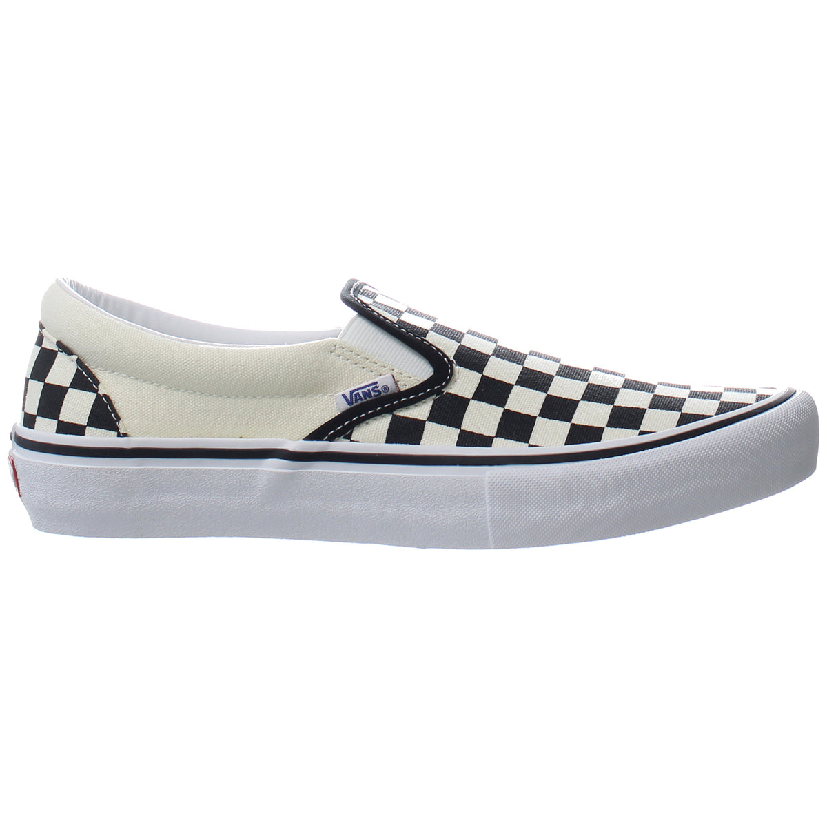 Vans Pro Checkerboard Mens White/Black Plimsolls