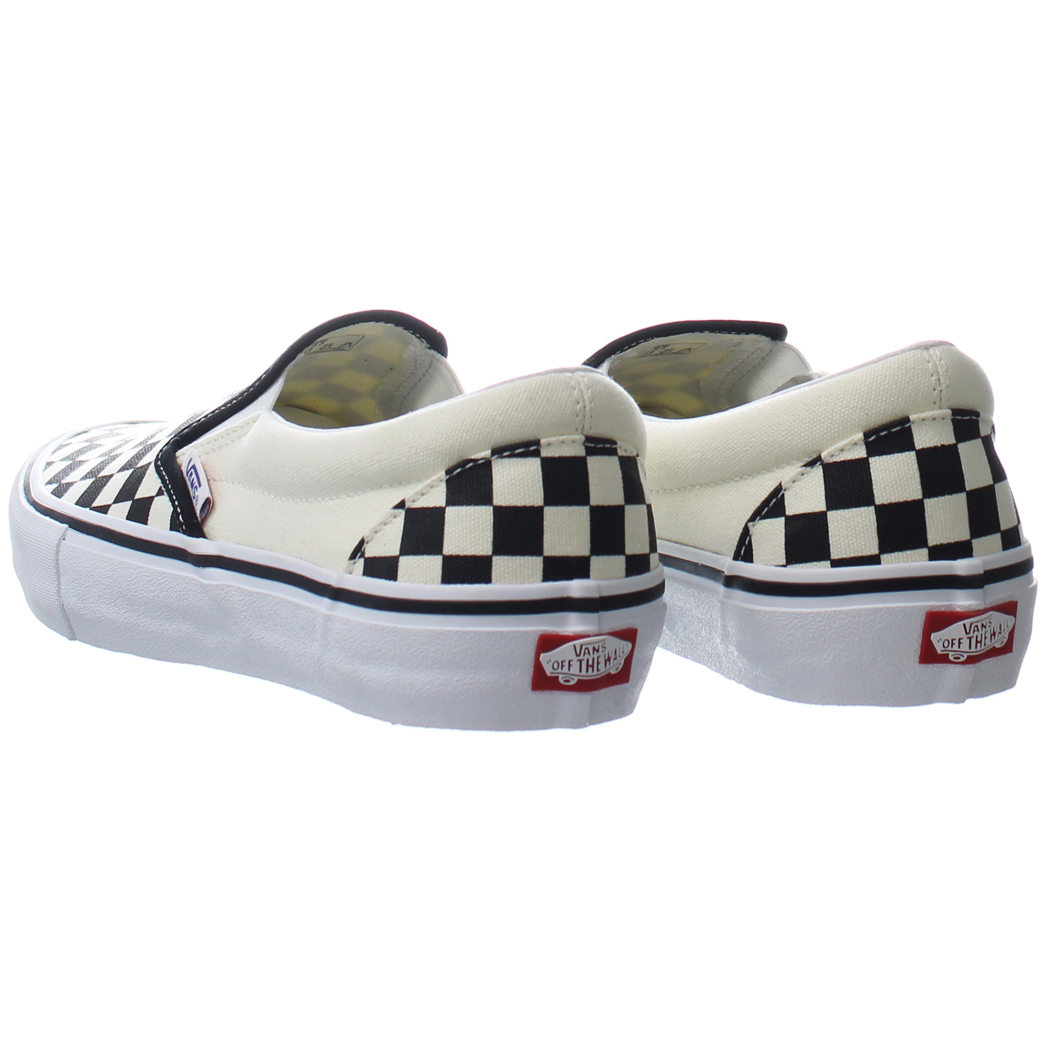 Vans Pro Checkerboard Mens White/Black Plimsolls