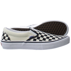 Vans Pro Checkerboard Mens White/Black Plimsolls