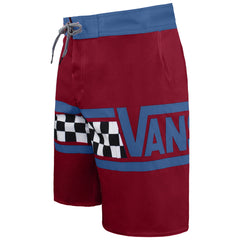 Vans Off The Wall Stretch Waist Red/Blue Mens Board Shorts VN0OQNFV1