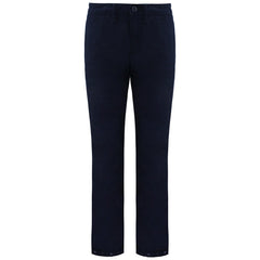 Vans Off The Wall Navy Blue Plain Mens Chino Trousers VOKQONY