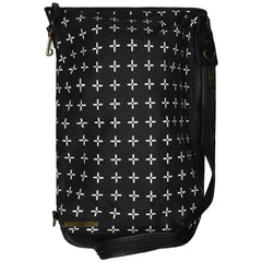 Vans Off The Wall Womens Printed Black Adjustable Bag