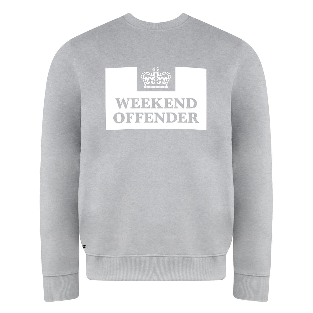 Weekend Offender Mens Grey Jumper