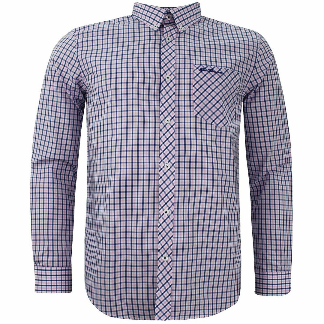 Ben Sherman Regular Fit Mens Pink Shirt