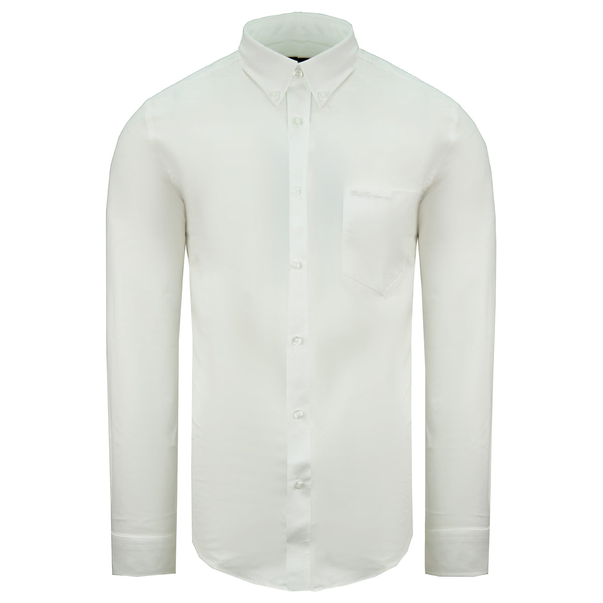 Ben Sherman Oxford Mens White Shirt