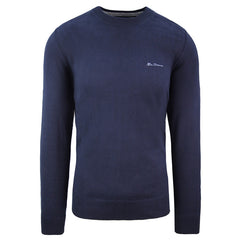 Ben Sherman Logo Mens Navy Sweater