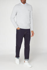 Ben Sherman Logo Mens Light Grey Sweater