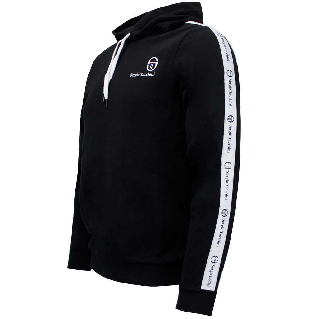 Sergio Tacchini Devok Mens Black Hoodie