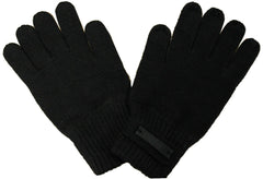 Puma Knitted Womens Black Gloves