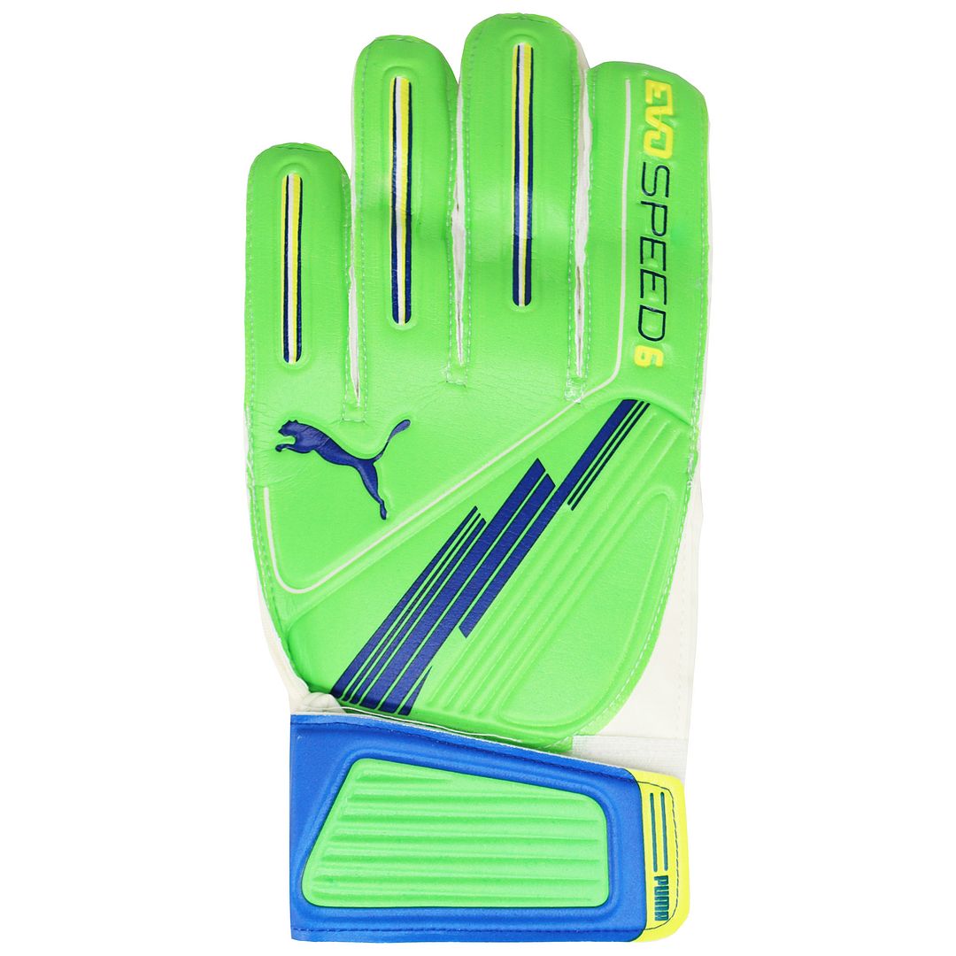 Puma Evo Speed Mens Neon Green Goalkeeper Gloves