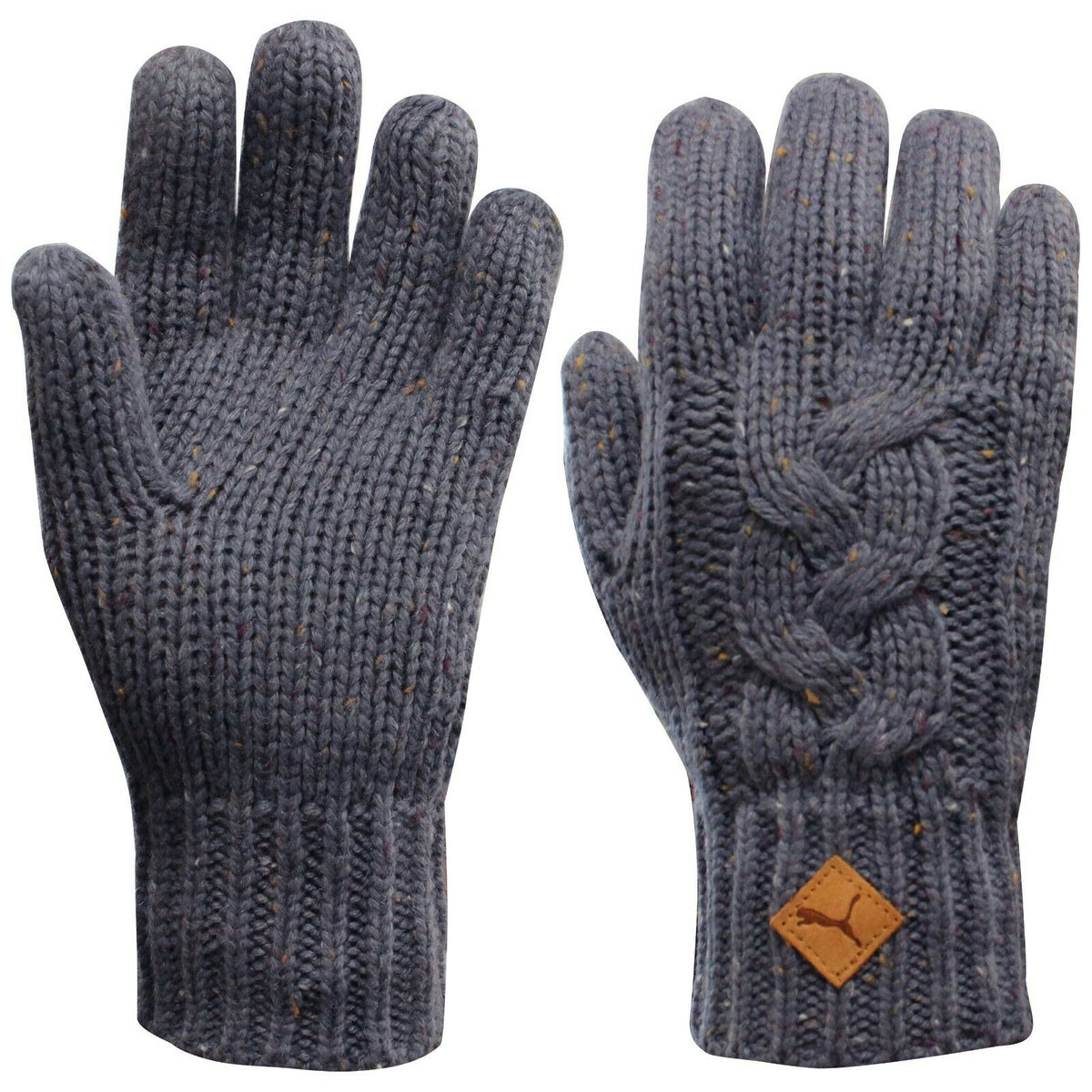 Puma Torrence Thick Knitted Mens Blue Gloves