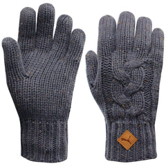 Puma Torrence Thick Knitted Mens Blue Gloves