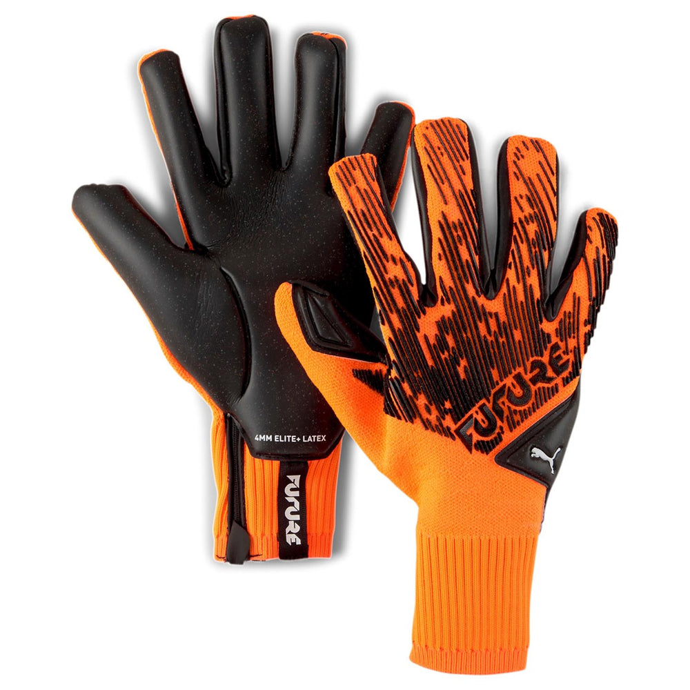 Puma Future Grip 5.1 Hybrid Mens Black/Orange Goalkeeper Gloves