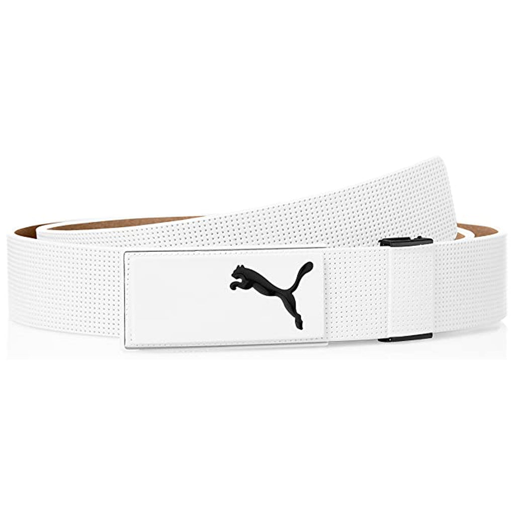 Puma All In One Cut To Length Mens White Belt