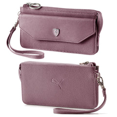 Puma Scuderia Ferrari Womens Wallet Clutch Purse Purple
