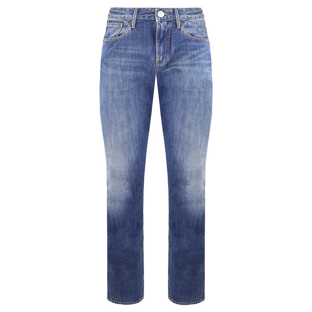 Armani Jeans Slim Fit Mens Blue Denim