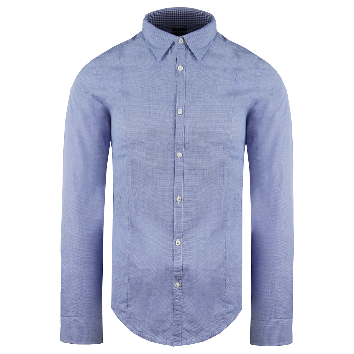 Armani Jeans Oxford Mens Navy Shirt