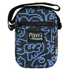 Puma x Mr. Doodle Unisex Black Blue Portable Bag