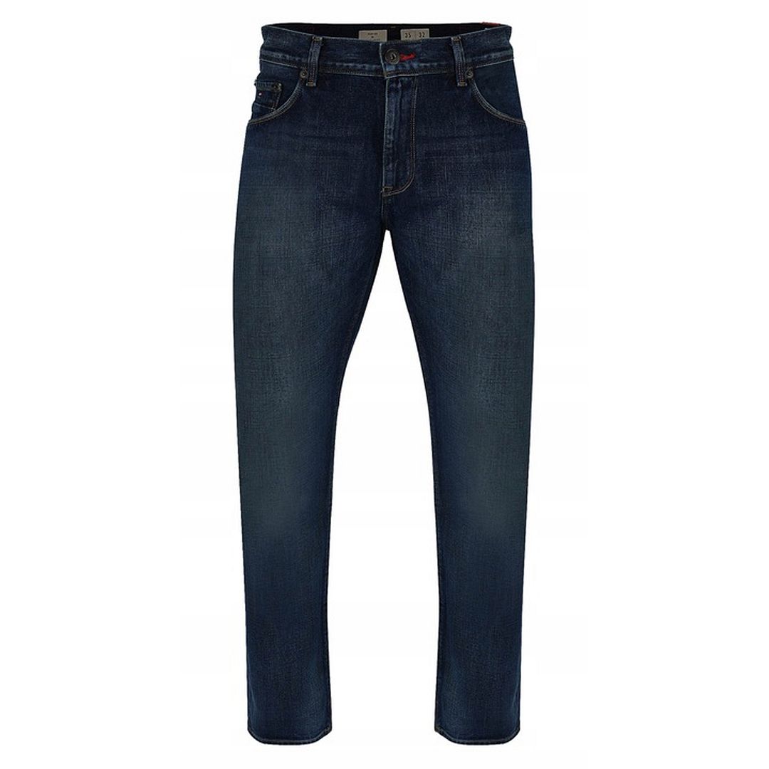 Tommy Hilfiger Mens Straight Leg Navy Jeans