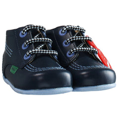 Kickers Hi B Core Kids Navy Boots