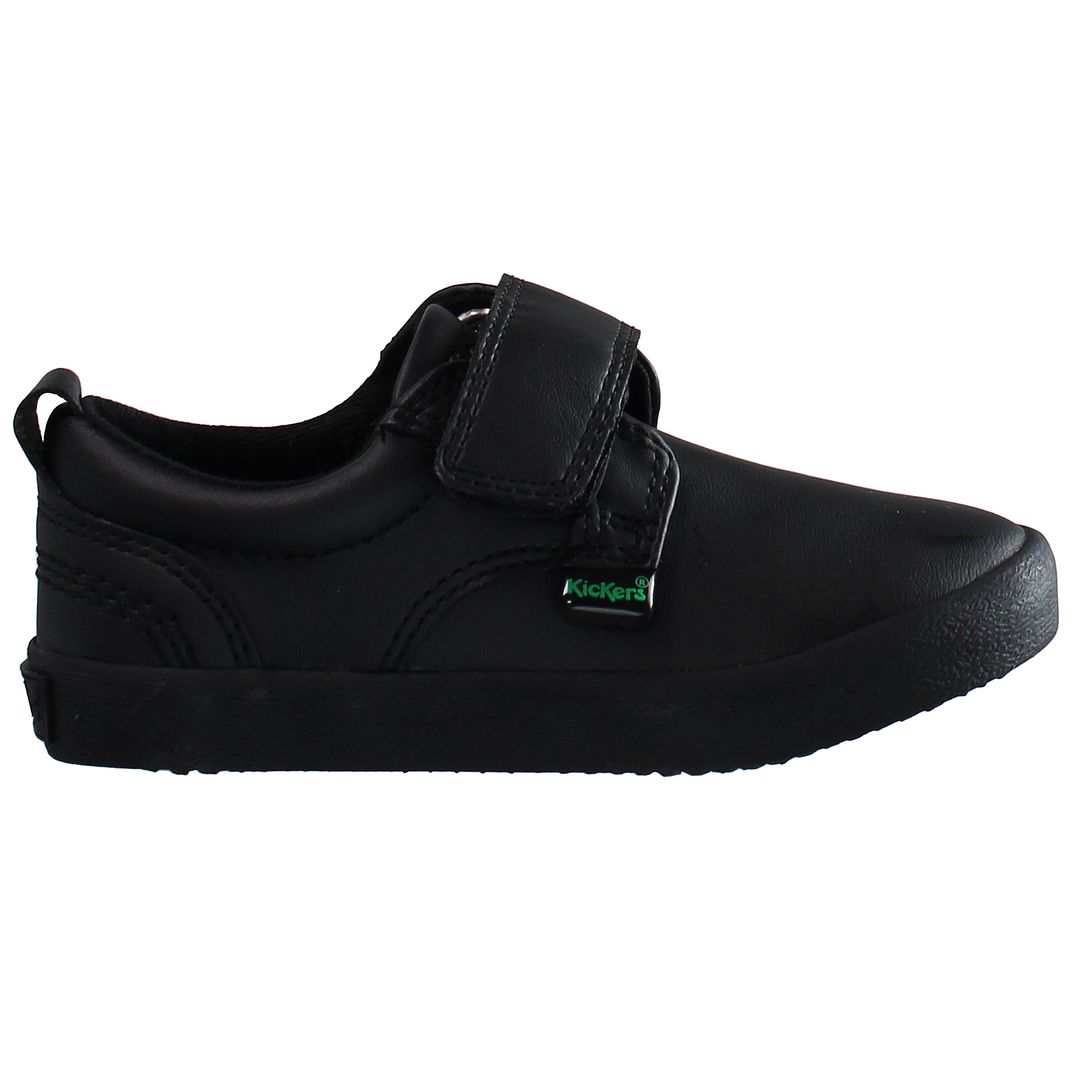 Kickers Kariko Kids Black Trainers