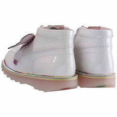 Kickers Hi Classic Kids White Boots