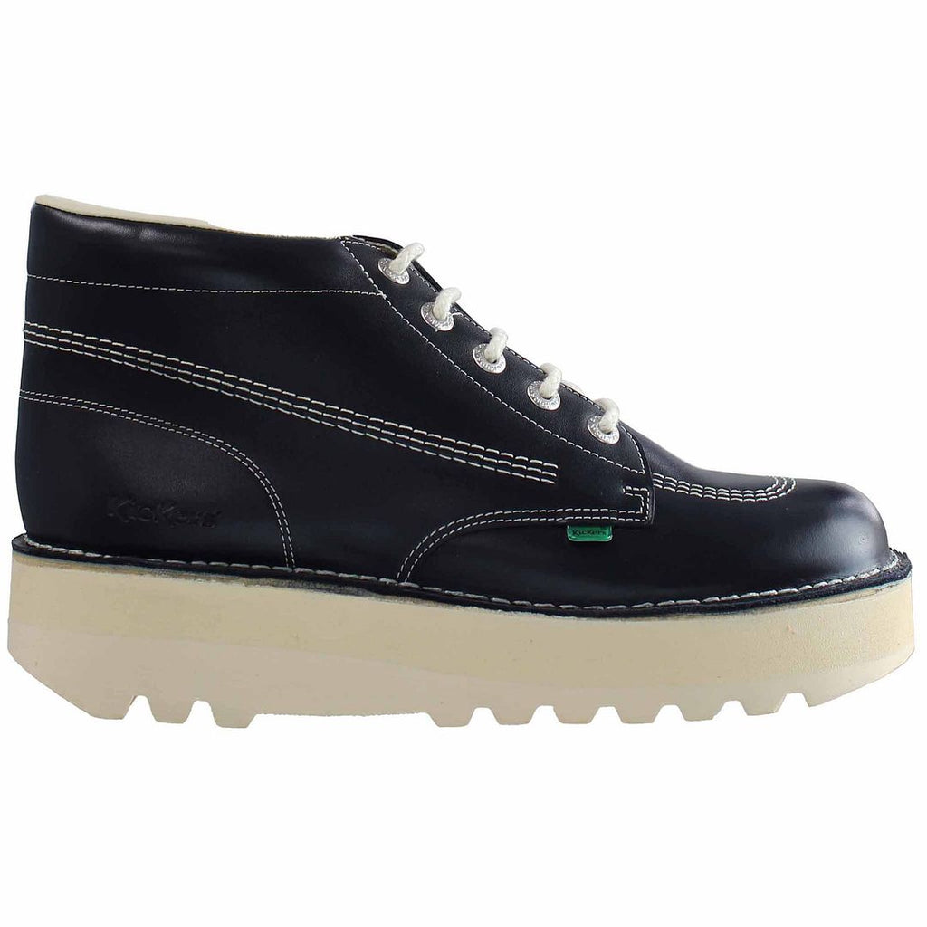 Kickers Hi Stack Platform Mens Navy Boots