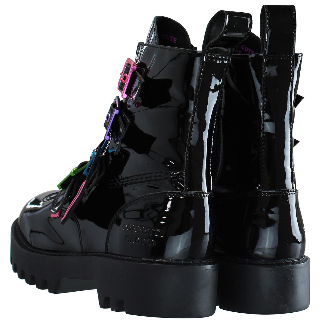 Kickers x Confetti Crowd Kizzie Higher Womens Black Boots