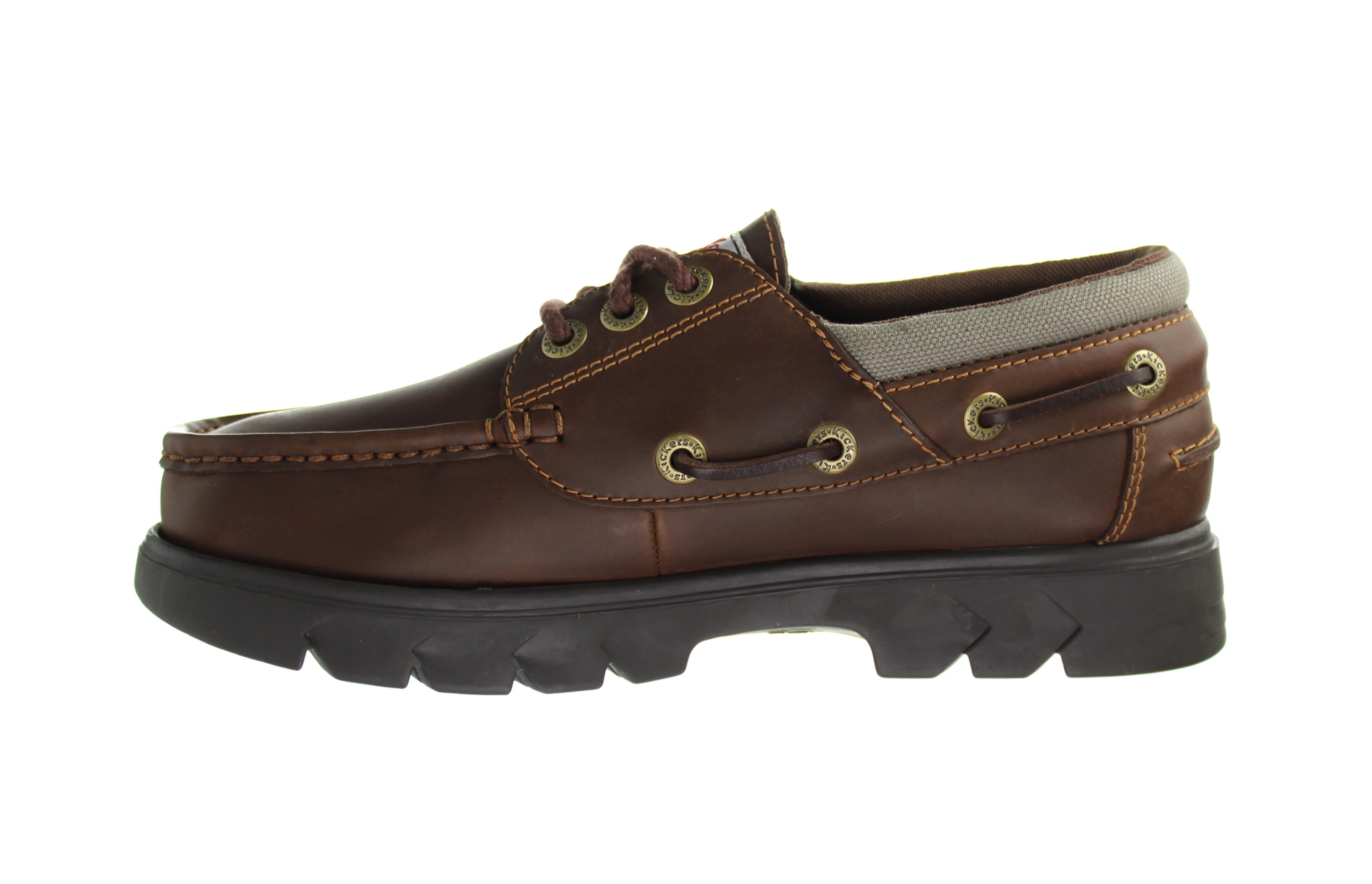 Kickers Lennon Pull Up Mens Brown Shoes