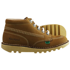 Kickers Mid Kids Brown Boots