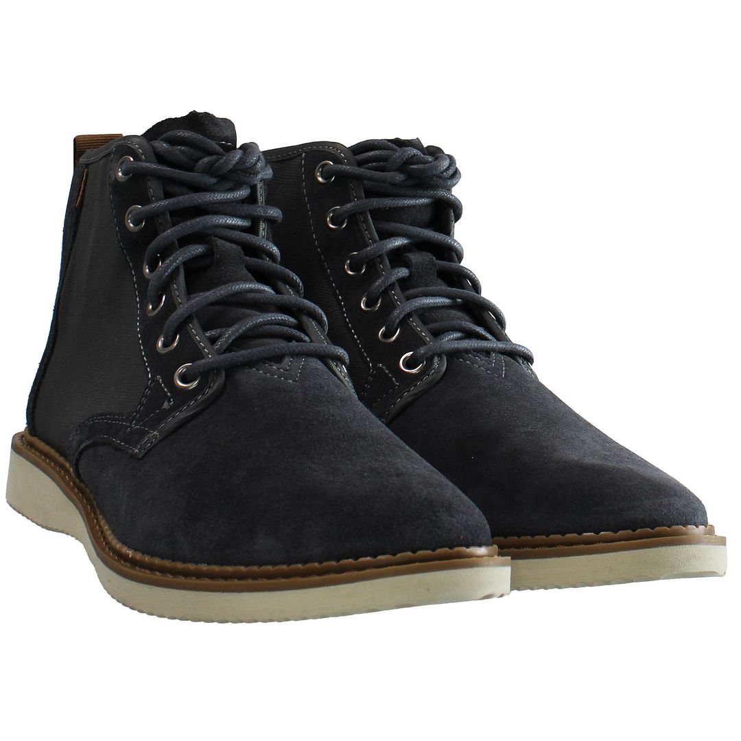 Toms Porter Blue Mens Boots