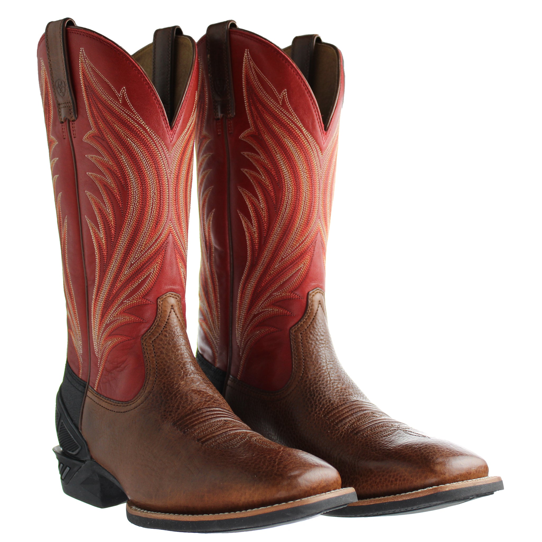 Ariat Catalyst Prime Western Mens Brown/Red Boots