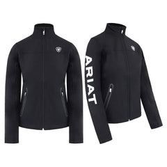 Ariat New Team Womens Black Softshell Jacket