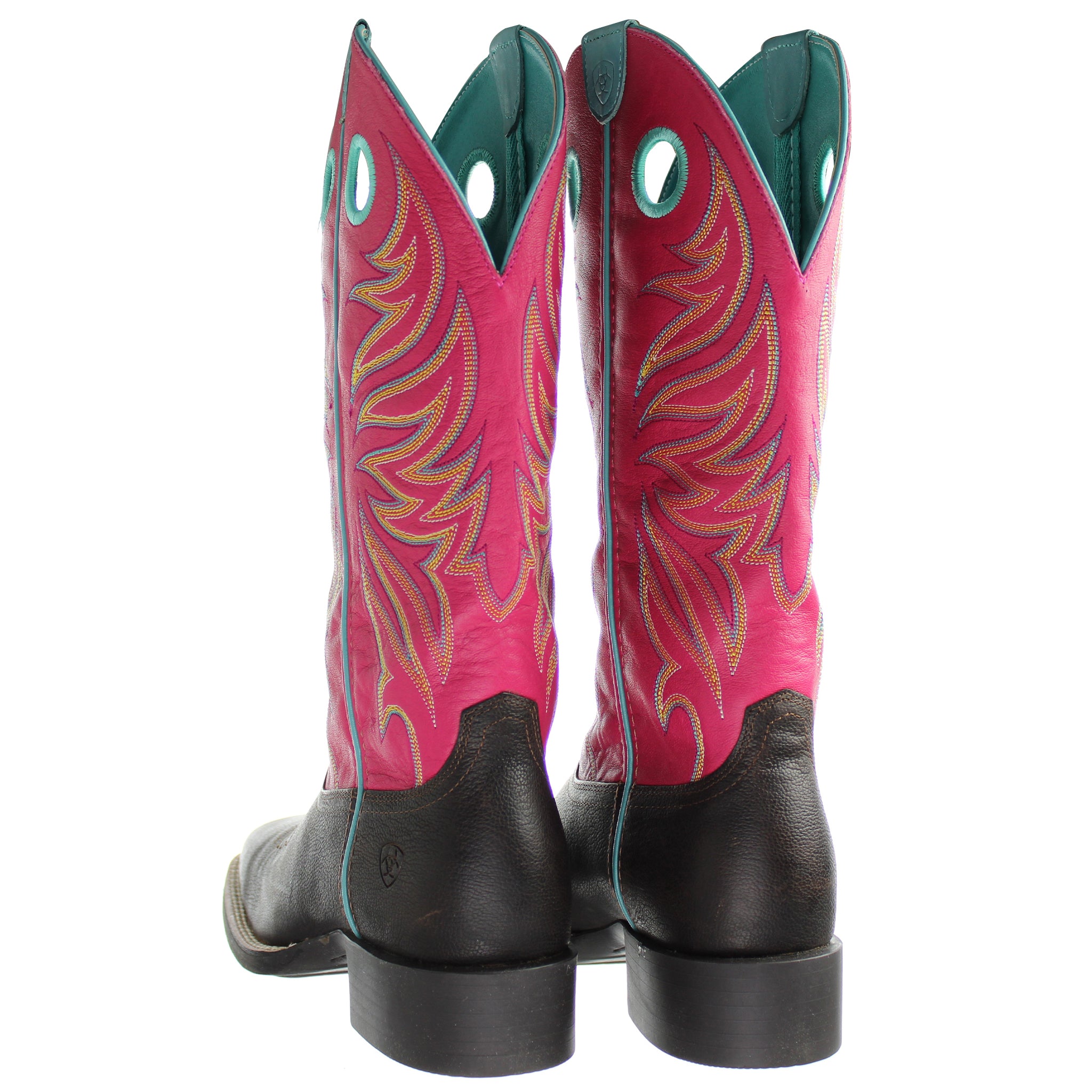 Ariat Ryder Yukon Womens Brown/Pink Boots