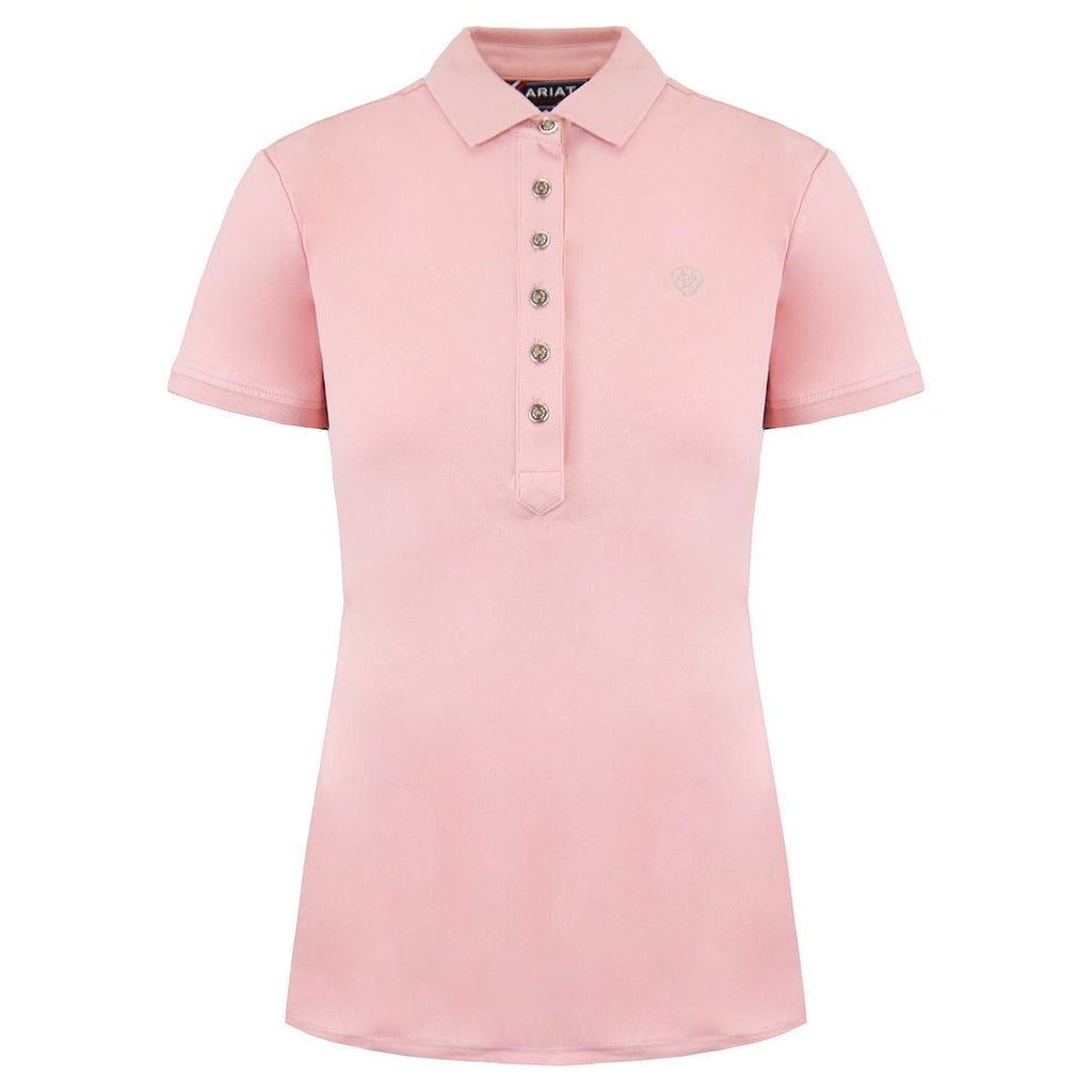 Ariat Prix 2.0 Womens Light Pink Polo Shirt