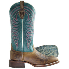 Ariat Circuit Shiloh Tabaco Womens Brown/Blue Boots