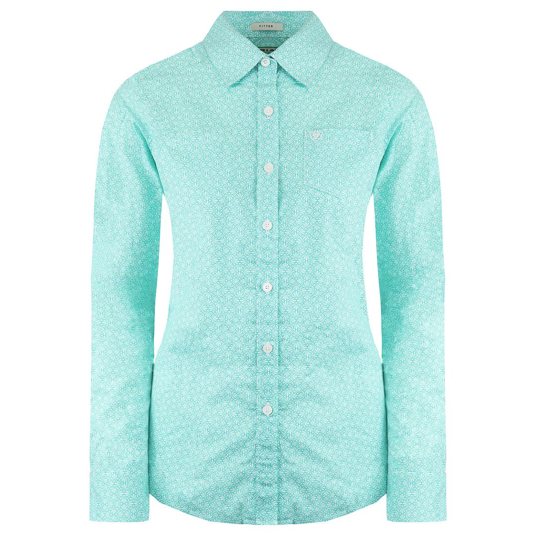 Ariat Kirby Womens Teal Shirt