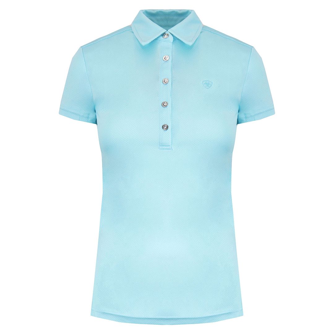 Ariat Talent Womens Light Blue Polo Shirt