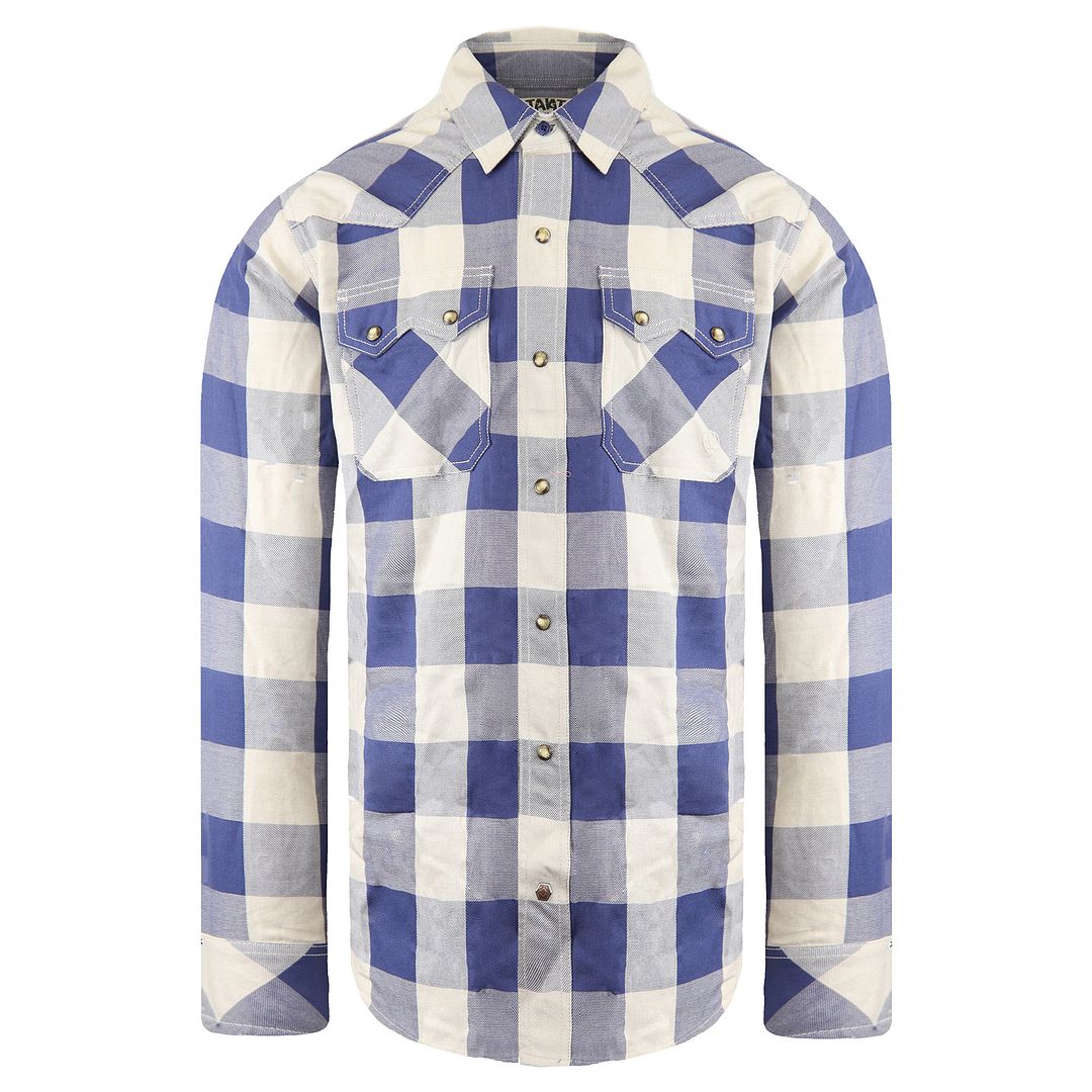 Ariat Abilet Retro Mens Blue/Cream Shirt